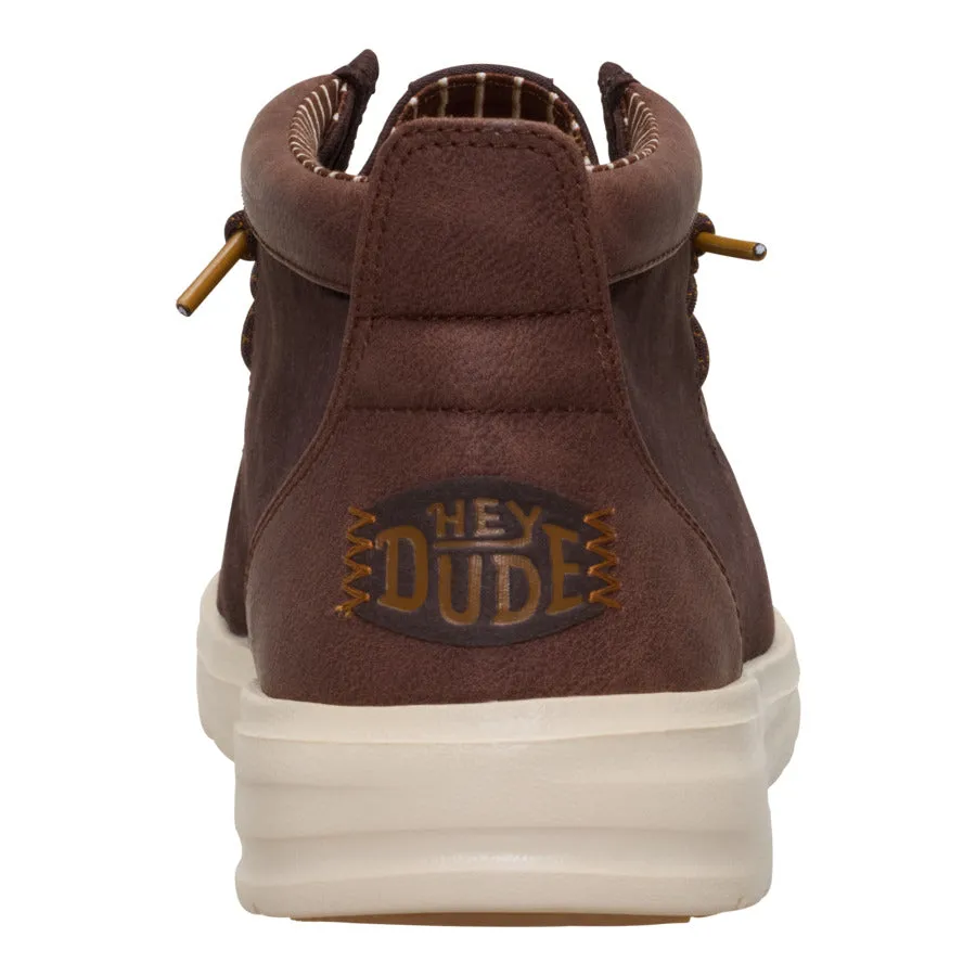 Wally Mid Gripr Vin Classic - Mole Brown/Downtown Brown sold by Hey Dude product image thumbnail 5