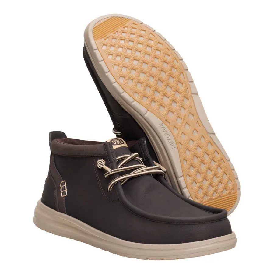 Wally Mid Gripr Classic - Mole Brown sold by Hey Dude product image thumbnail 3