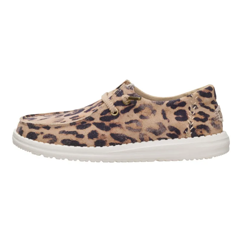 Wendy Craft Suede - Taupe Leopard sold by Hey Dude