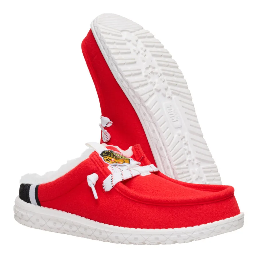 NHL® Chicago Blackhawks® Wally Slip - Varsity Red/Black sold by Hey Dude product image thumbnail 3
