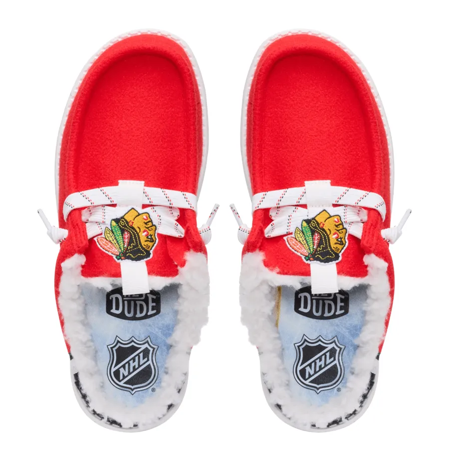 NHL® Chicago Blackhawks® Wally Slip - Varsity Red/Black sold by Hey Dude product image thumbnail 4