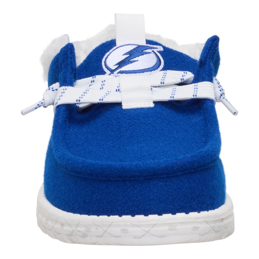 NHL® Tampa Bay Lightning® Wally Slip - Varsity Blue/White sold by Hey Dude product image thumbnail 5