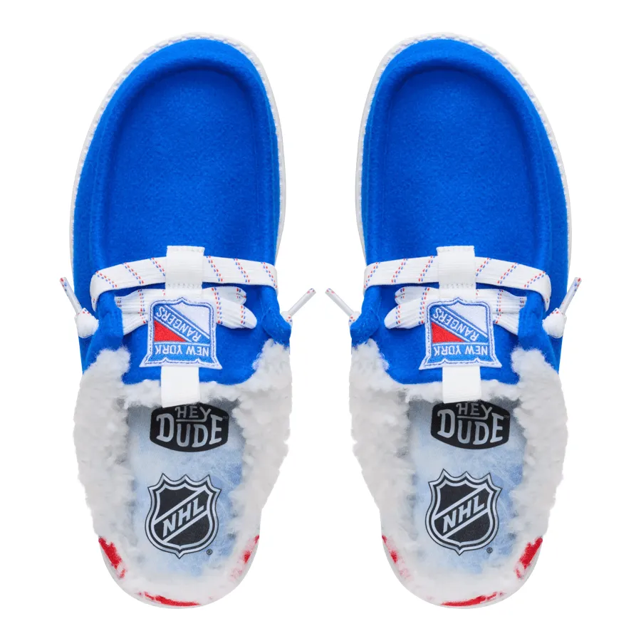 NHL® New York Rangers® Wally Slip - Varsity Blue/Red sold by Hey Dude product image thumbnail 4