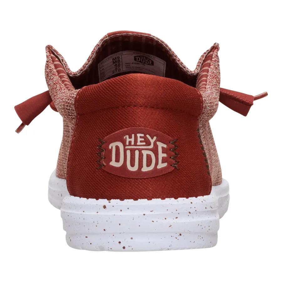 Wally Stretch Sox - Burnt Red/Multi sold by Hey Dude product image thumbnail 5