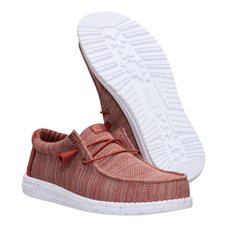 Wally Stretch Sox - Burnt Red/Multi sold by Hey Dude product image thumbnail 3