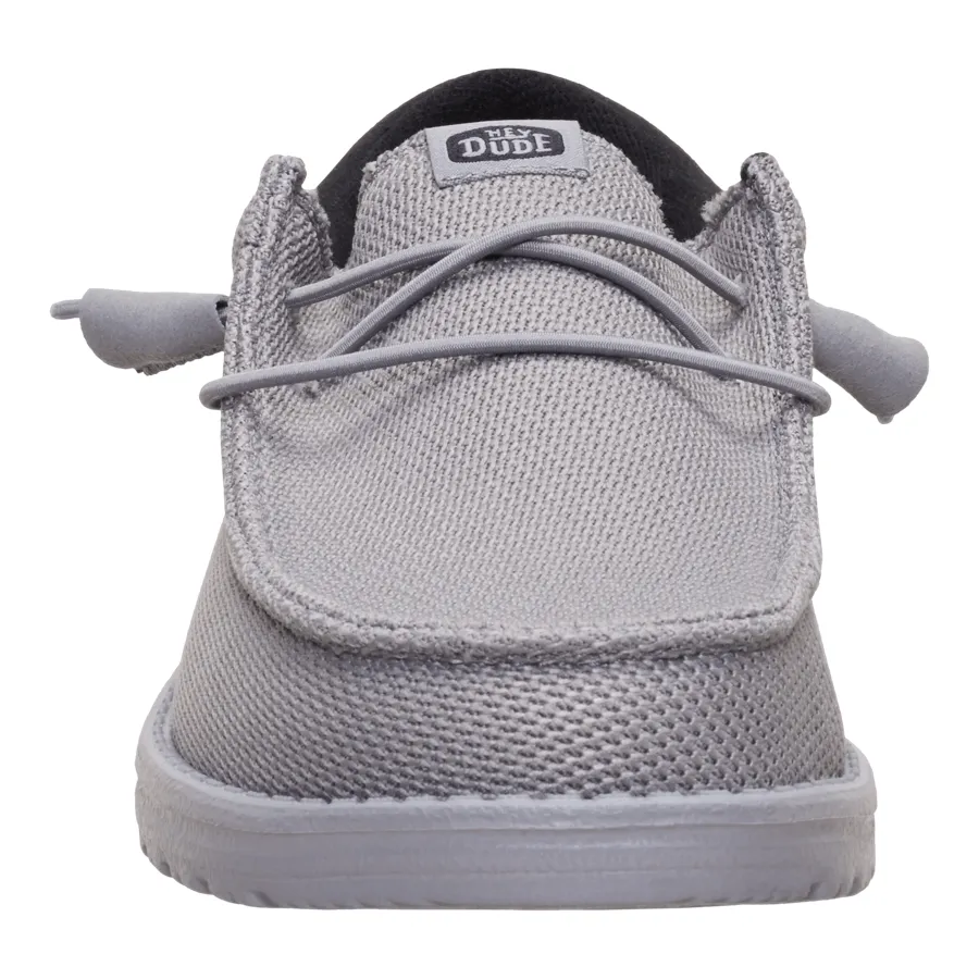 Wally Funk Mesh Split - Flannel Grey/Black sold by Hey Dude product image thumbnail 4