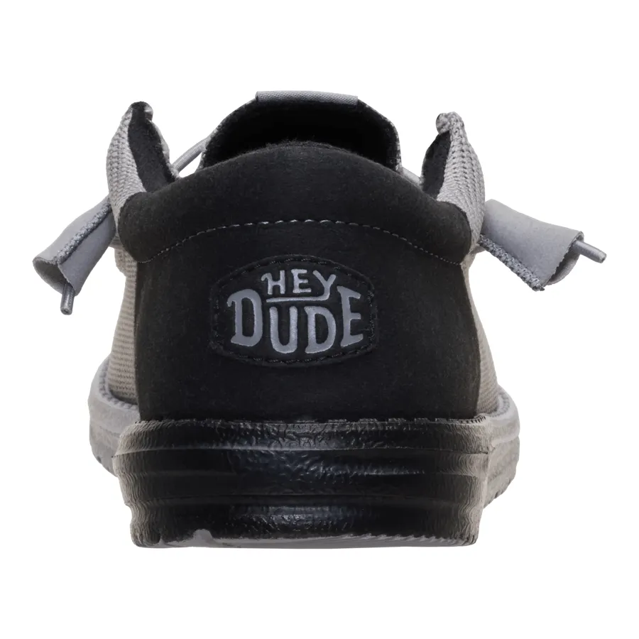 Wally Funk Mesh Split - Flannel Grey/Black sold by Hey Dude product image thumbnail 5