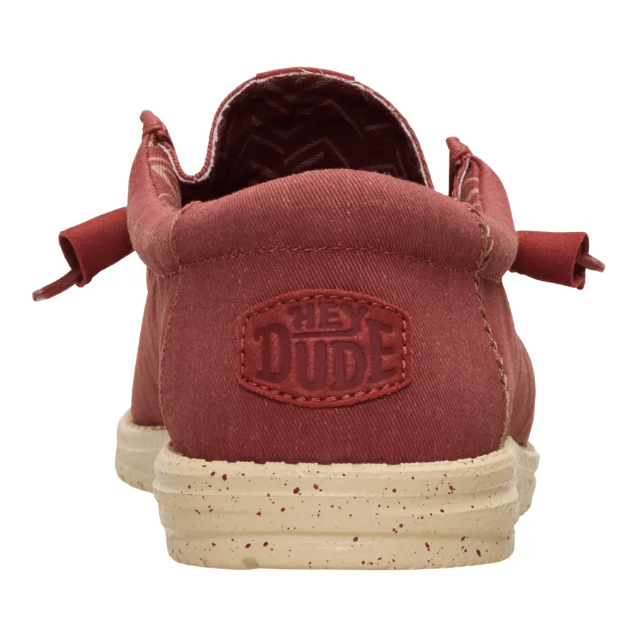 Wally Stretch Canvas - Burnt Red/Boulder Tan sold by Hey Dude product image thumbnail 5