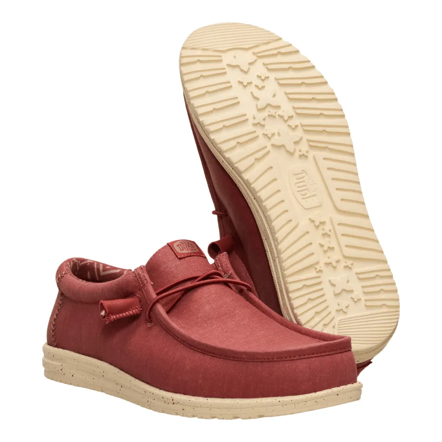 Wally Stretch Canvas - Burnt Red/Boulder Tan sold by Hey Dude product image thumbnail 3