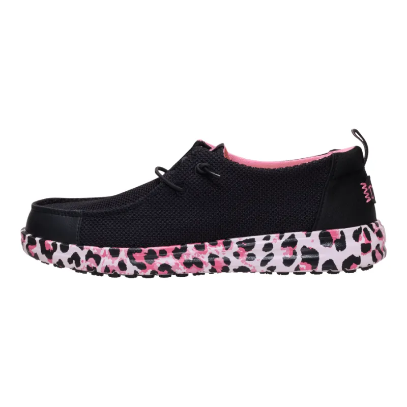 Wendy Work CE Leopard - Black/Pink Leopard sold by Hey Dude