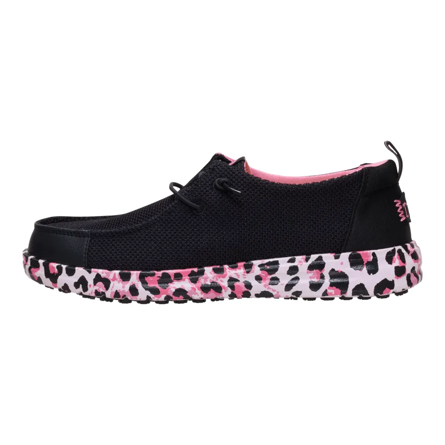 Wendy Work CE Leopard - Black/Pink Leopard sold by Hey Dude