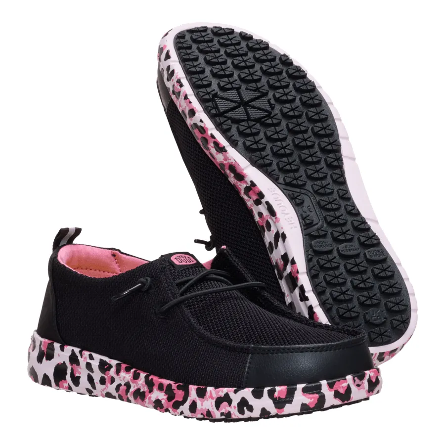 Wendy Work CE Leopard - Black/Pink Leopard sold by Hey Dude product image thumbnail 3