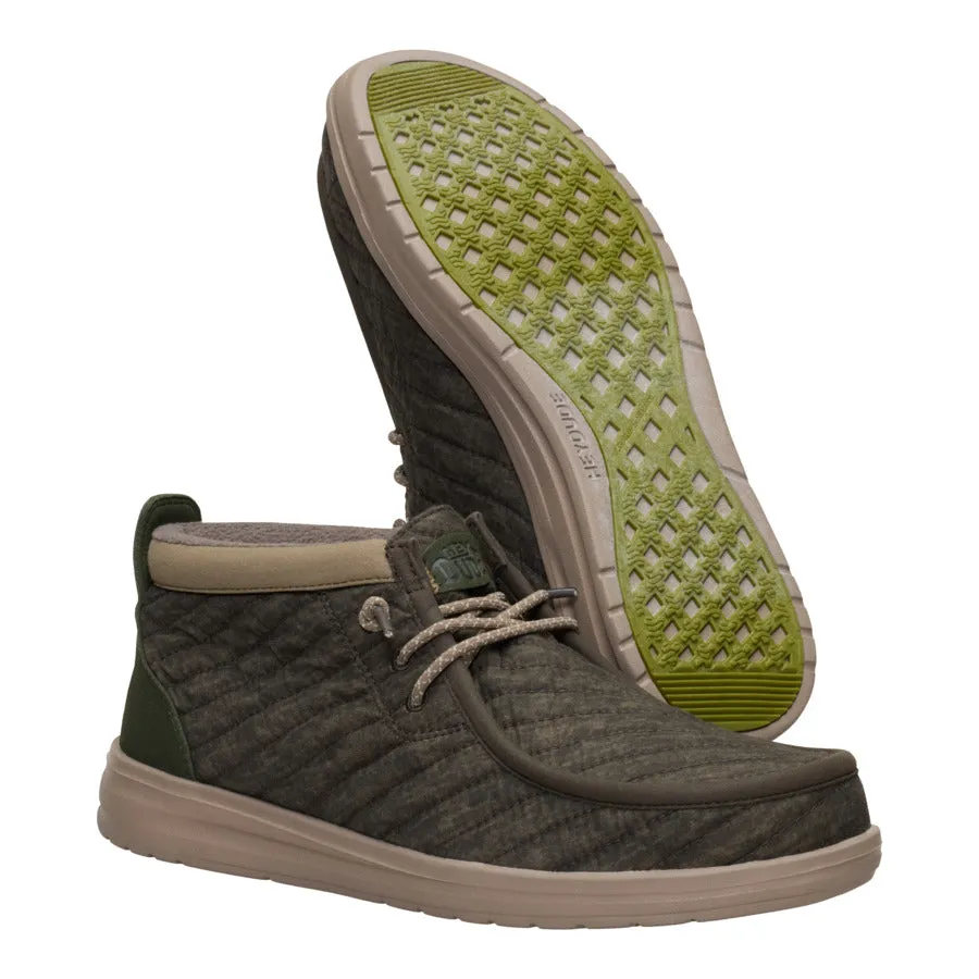 Wally Mid Gripr Washed Quilt - Major Brown/Multi sold by Hey Dude product image thumbnail 3