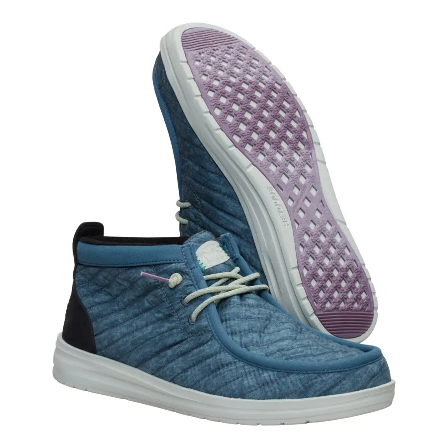 Wally Mid Gripr Washed Quilt - Stormy Blue/Multi sold by Hey Dude product image thumbnail 3