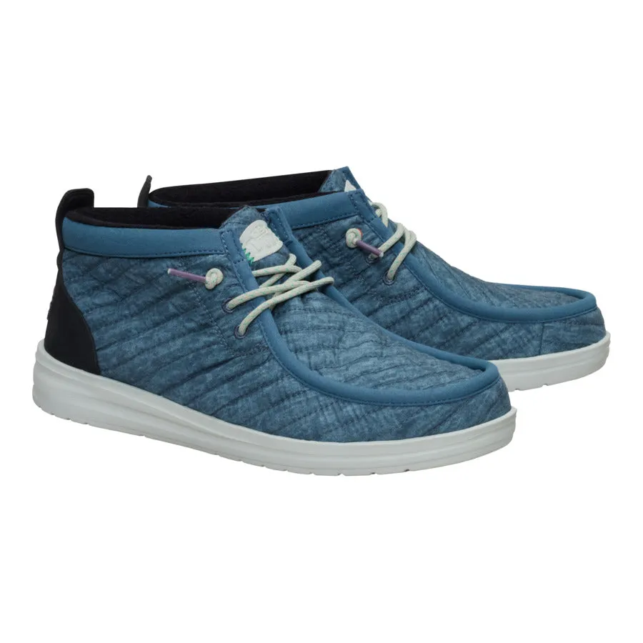 Wally Mid Gripr Washed Quilt - Stormy Blue/Multi sold by Hey Dude product image thumbnail 2