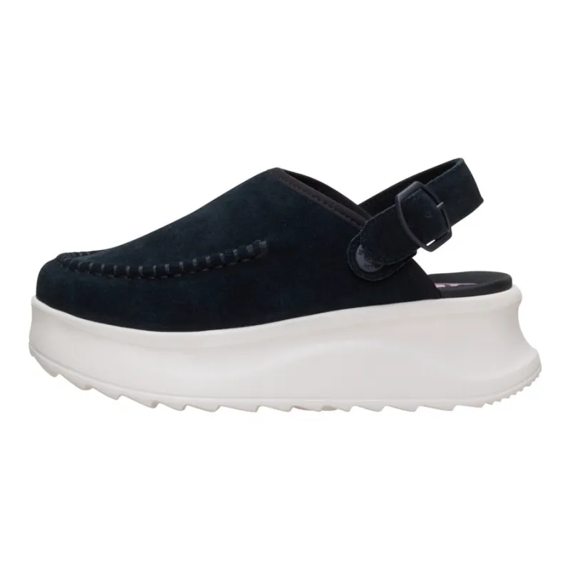 Delray Clog Suede - Black/Egret sold by Hey Dude