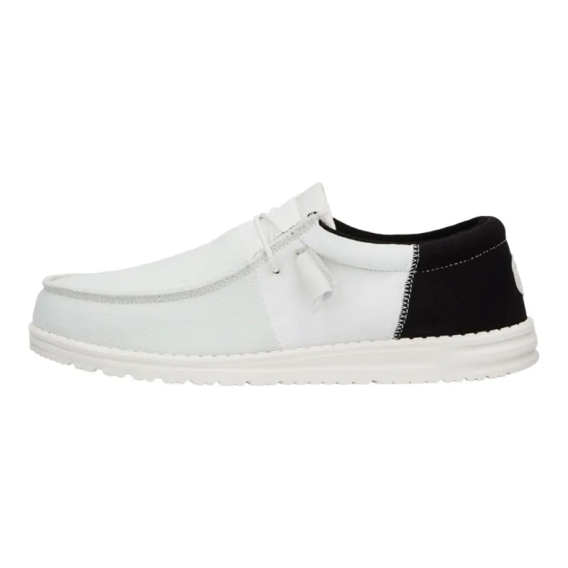 Wally Tri Varsity Sport Mesh - White/White sold by Hey Dude