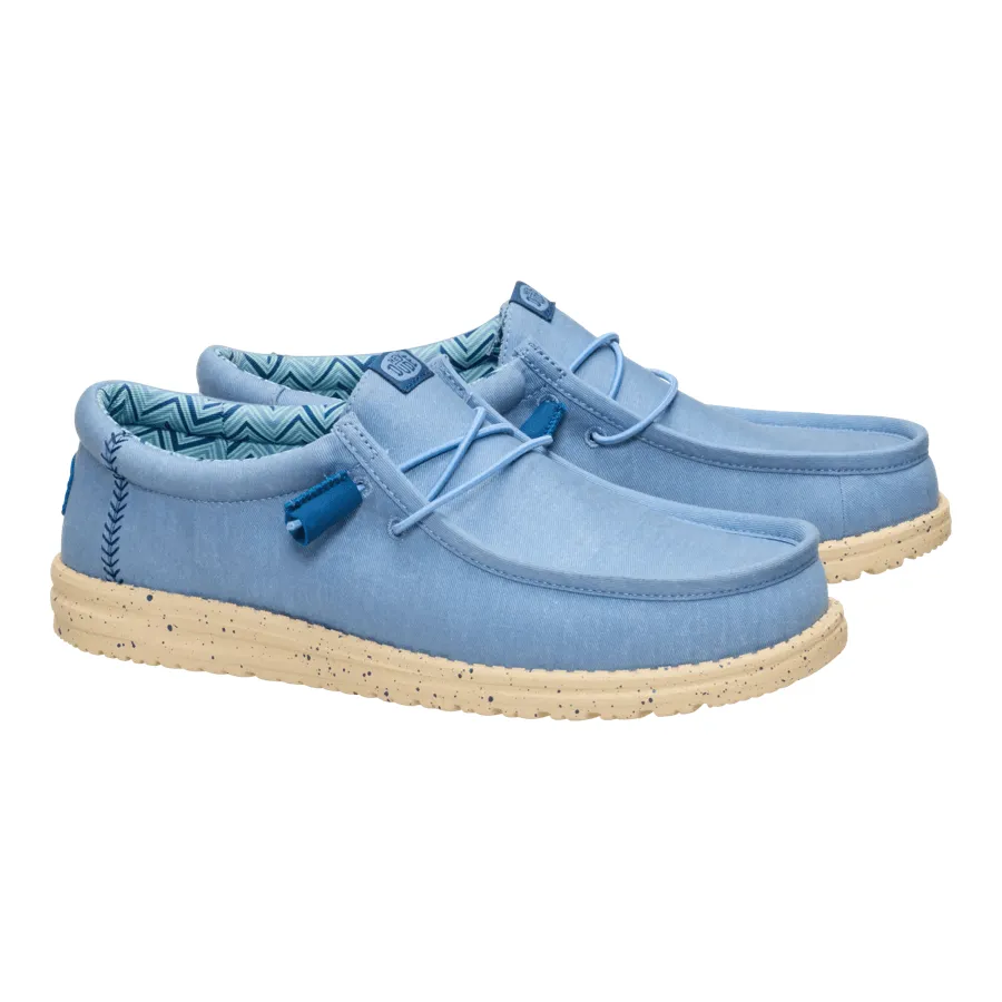 Wally Stretch Canvas - Faded Denim/Boulder Tan sold by Hey Dude product image thumbnail 2