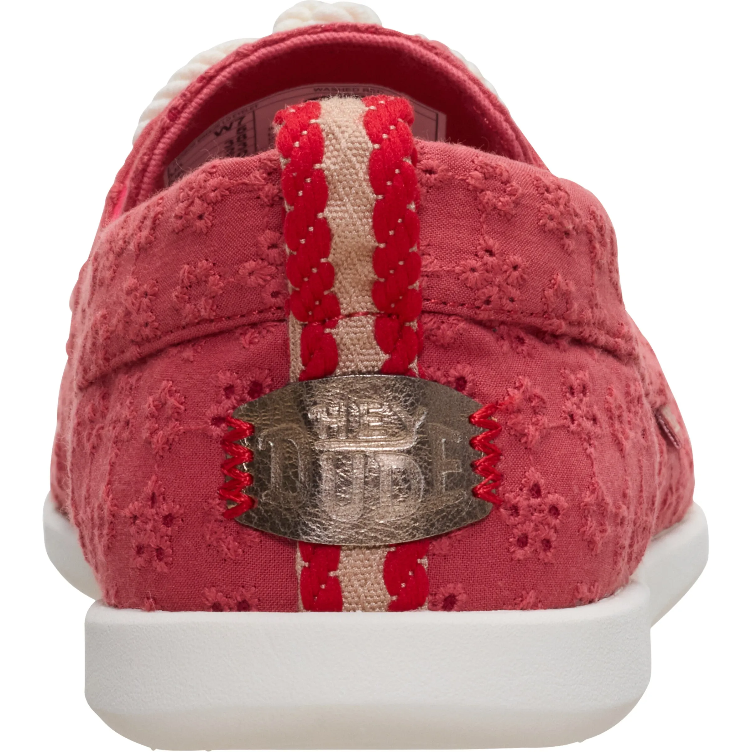 Harbor Breeze Lo Eyelet - Washed Red sold by Hey Dude product image thumbnail 5