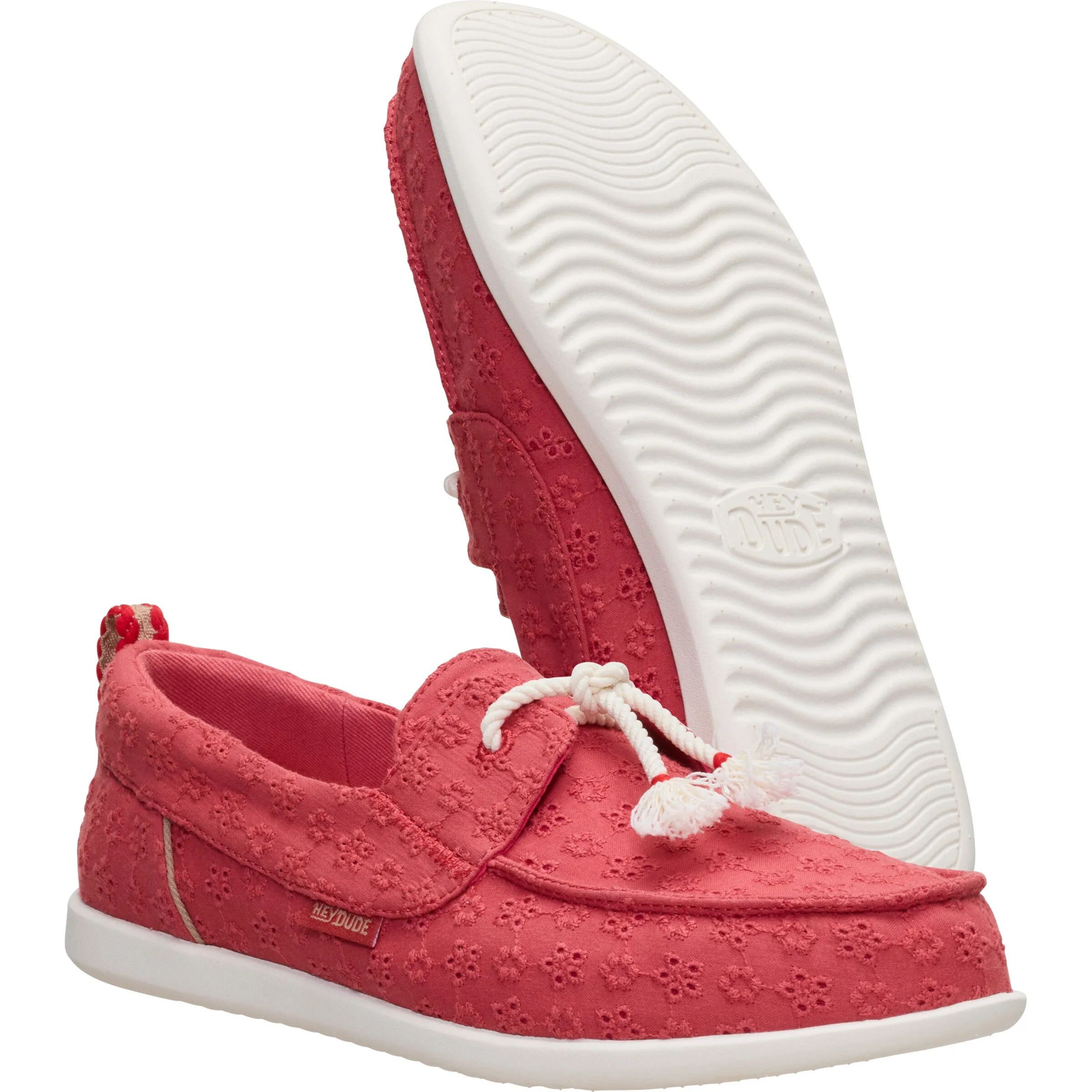 Harbor Breeze Lo Eyelet - Washed Red sold by Hey Dude product image thumbnail 3