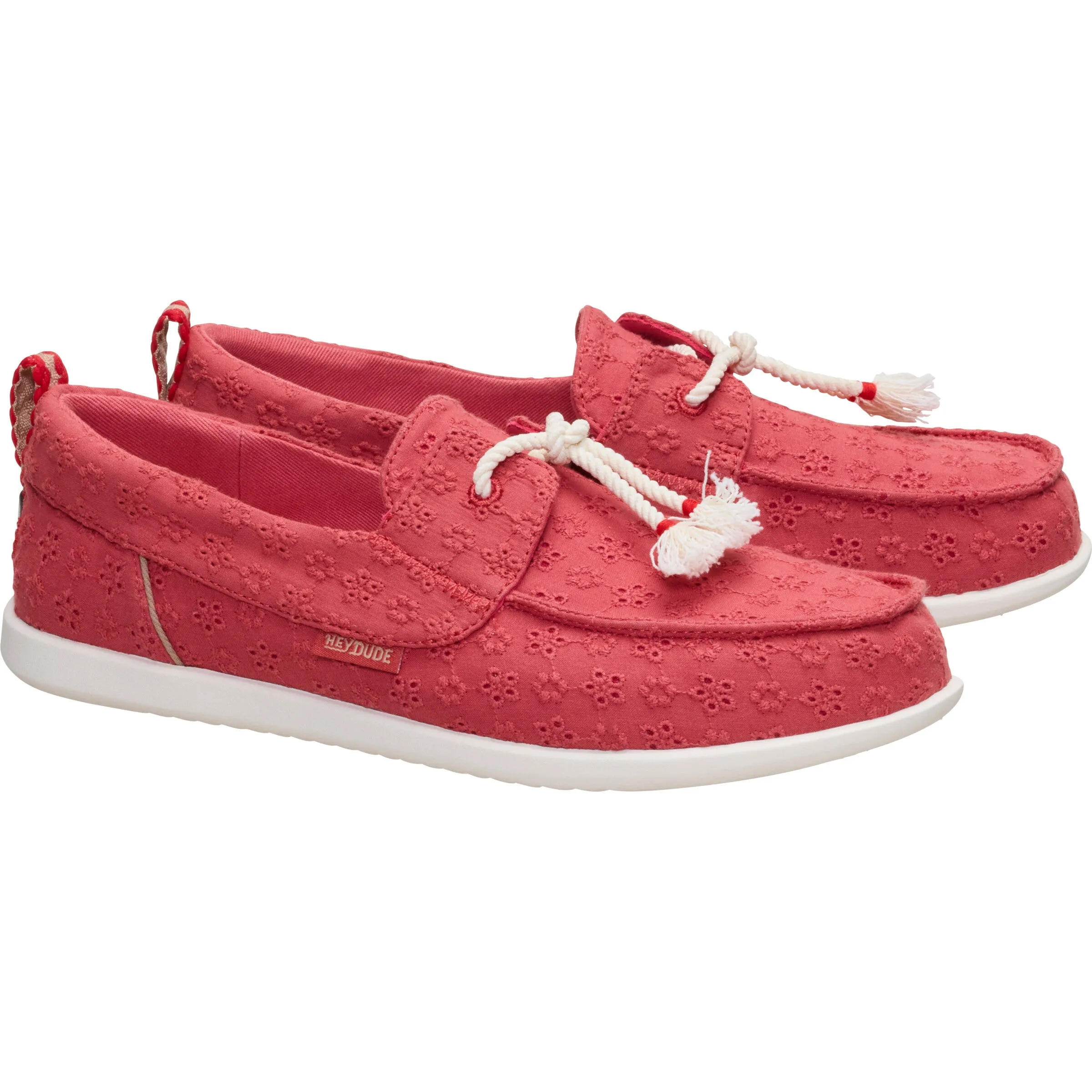 Harbor Breeze Lo Eyelet - Washed Red sold by Hey Dude product image thumbnail 2