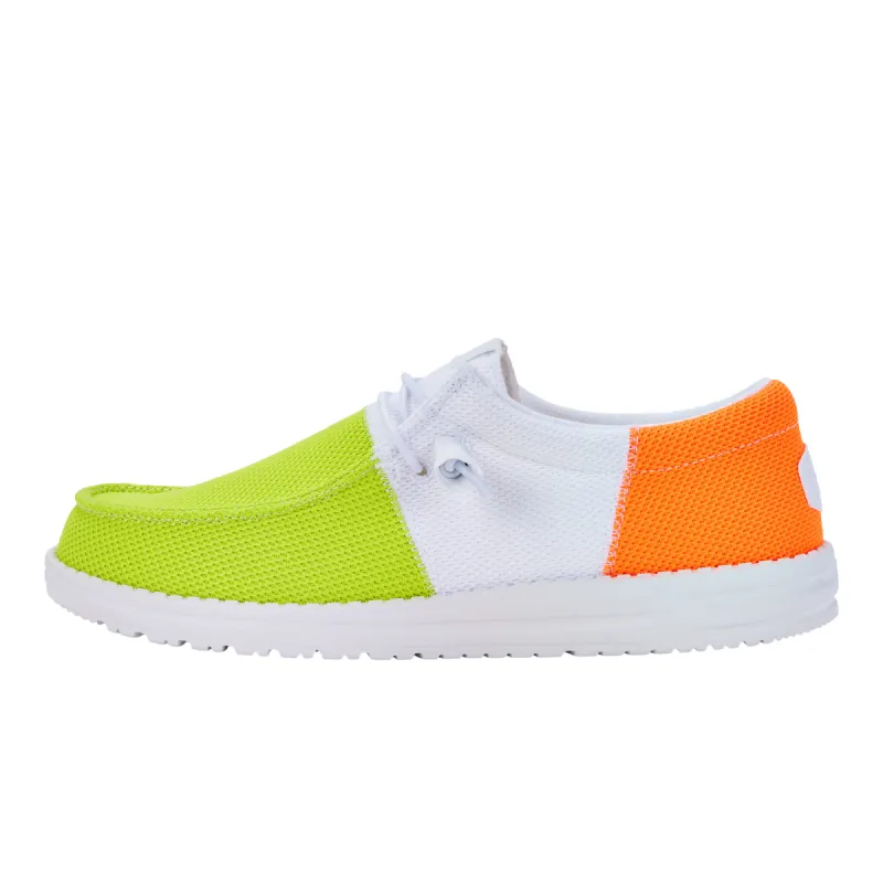 Wally Neon Tri - Lime/Punch sold by Hey Dude