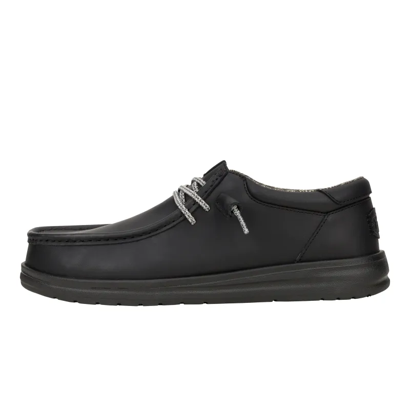 Paul Leather - Black made by Hey Dude