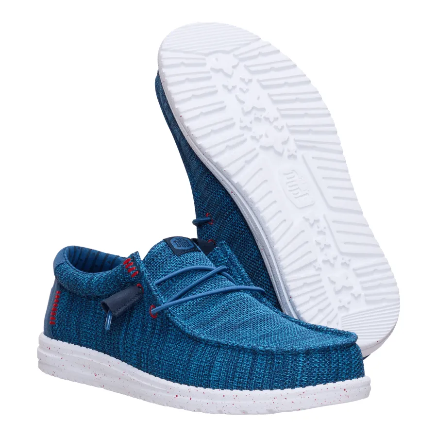 Wally Stretch Sox - Ensign Blue/Multi sold by Hey Dude product image thumbnail 3