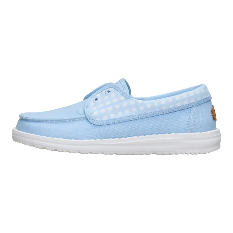 Wendy Cru Gingham - Skyway Blue/Multi sold by Hey Dude