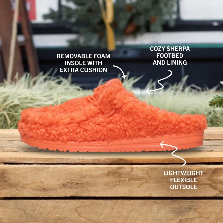 Wally Slipper - Electric Orange sold by Hey Dude product image thumbnail 2