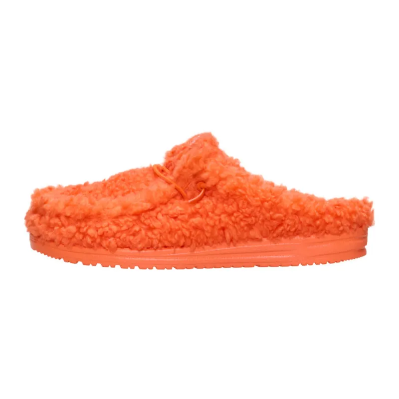 Wally Slipper - Electric Orange sold by Hey Dude
