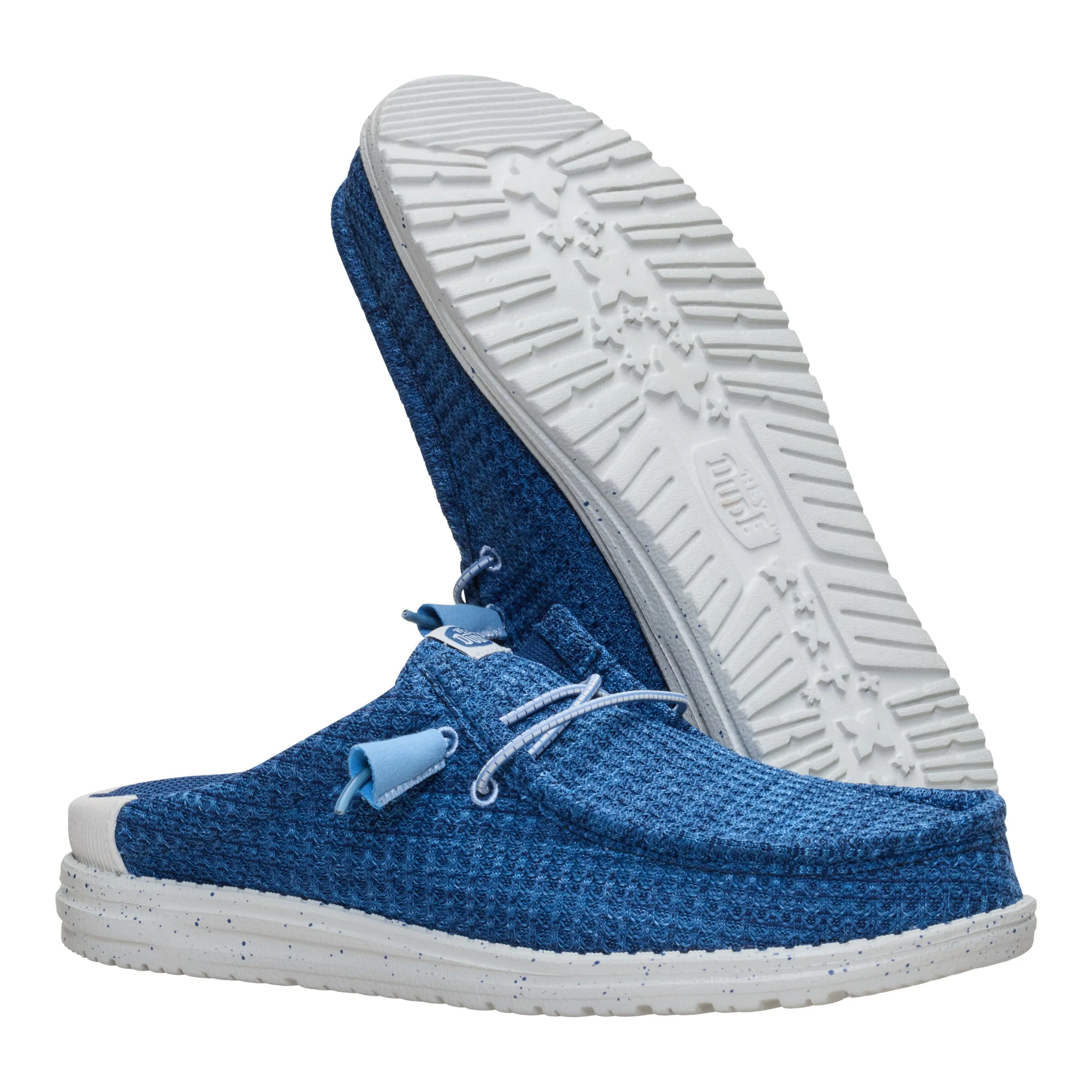Wally Slip Multi Mesh - Ensign Blue/Multi sold by Hey Dude product image thumbnail 3