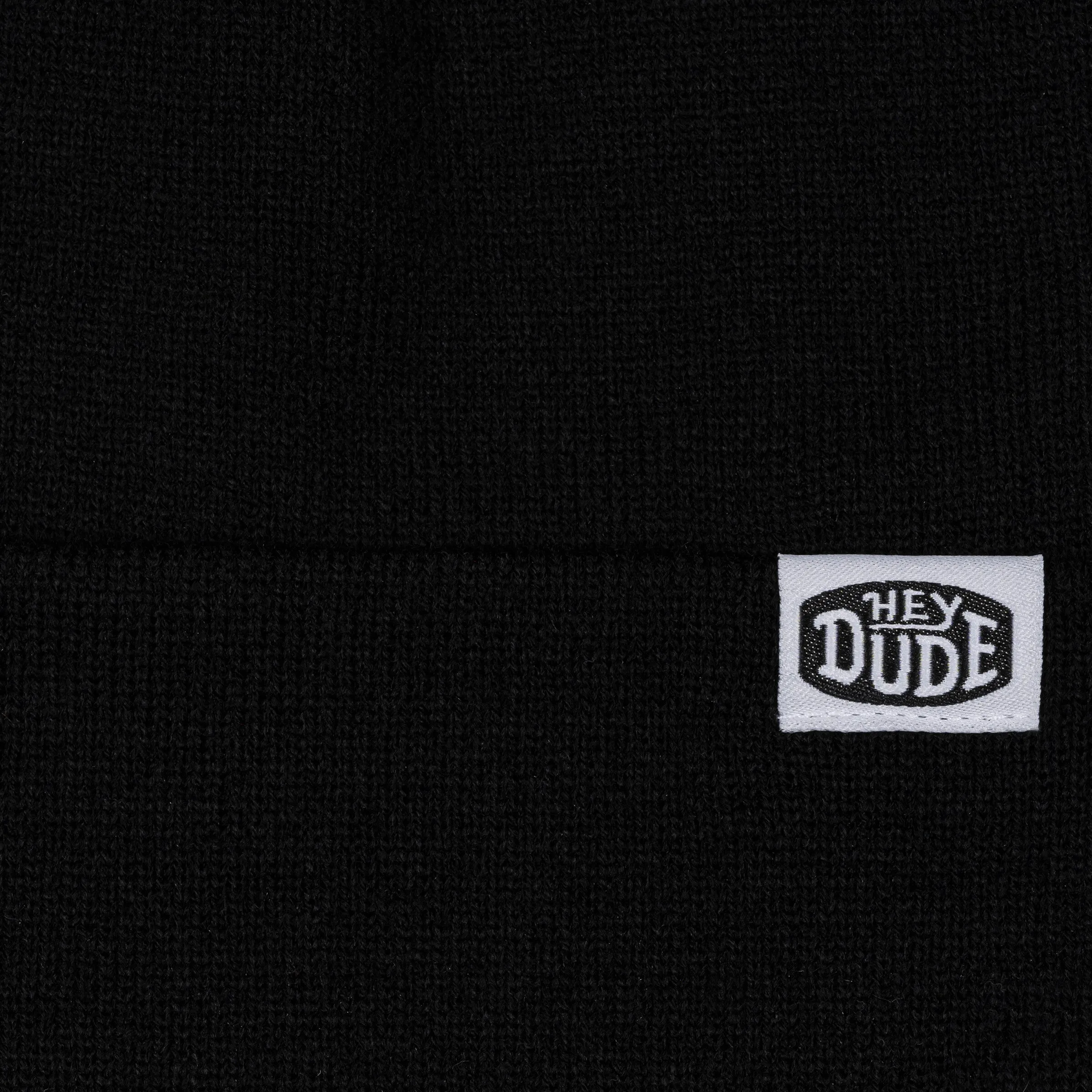 HEYDUDE™ Cuff Beanie - Black sold by Hey Dude product image thumbnail 2