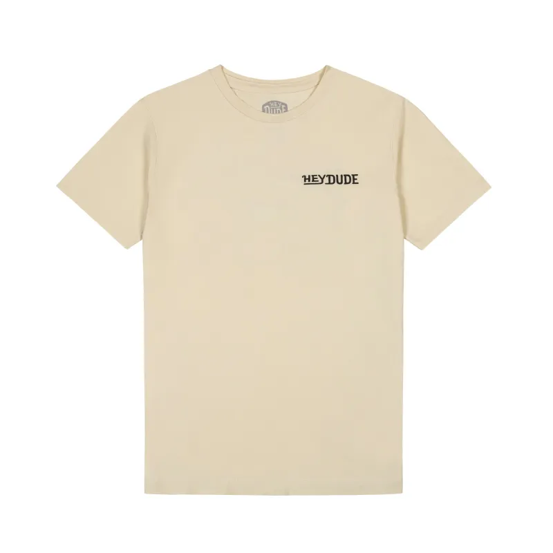 Fish Sketch Tee - Natural sold by Hey Dude