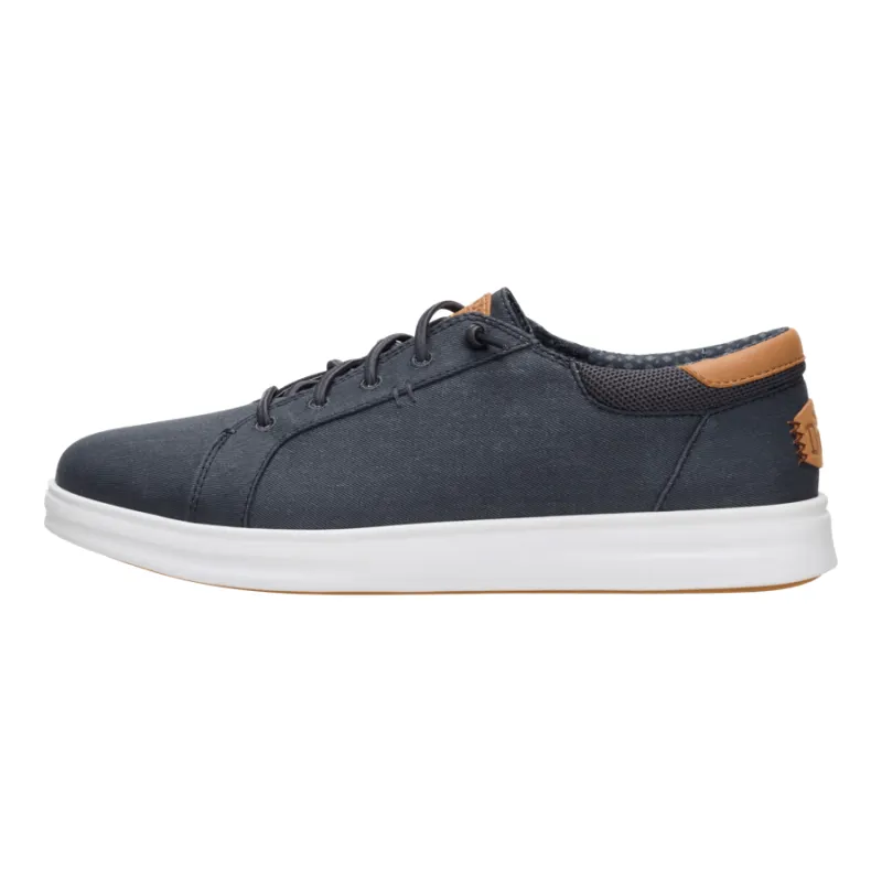 Paul Pro Stretch Canvas - Black/Black Oyster sold by Hey Dude