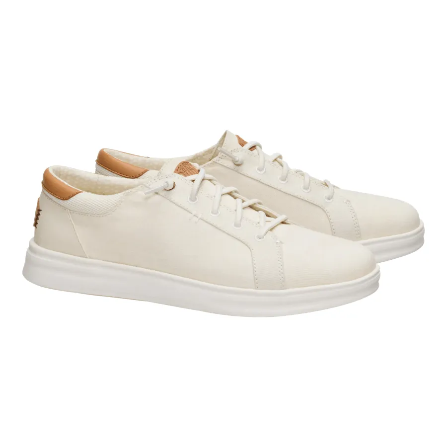 Paul Pro Stretch Canvas - Egret/Light Grey sold by Hey Dude product image thumbnail 2