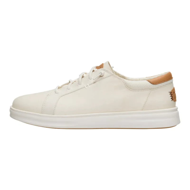 Paul Pro Stretch Canvas - Egret/Light Grey sold by Hey Dude