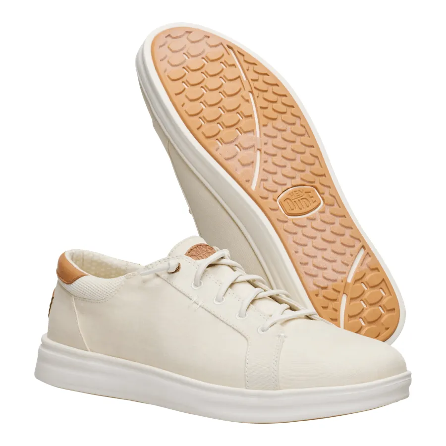 Paul Pro Stretch Canvas - Egret/Light Grey sold by Hey Dude product image thumbnail 3