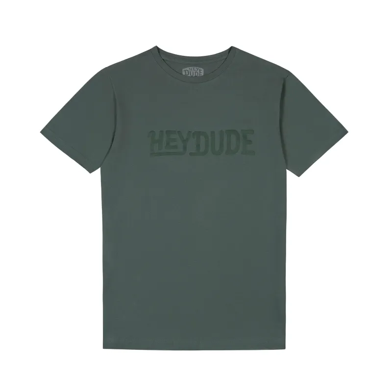 HEYDUDE Linear Go To Tee - Pine sold by Hey Dude
