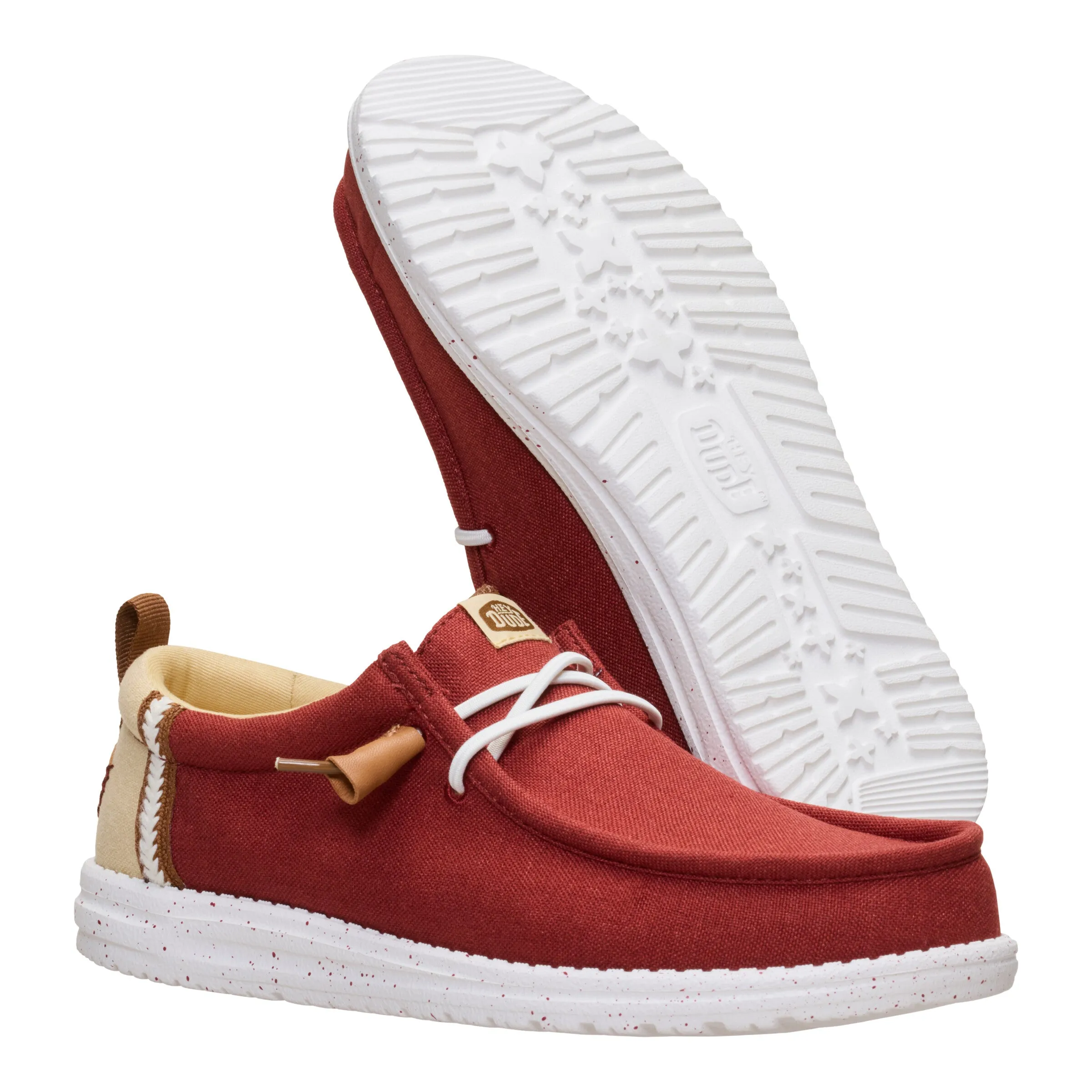 Wally Craft Linen - Burnt Red/Multi sold by Hey Dude product image thumbnail 3