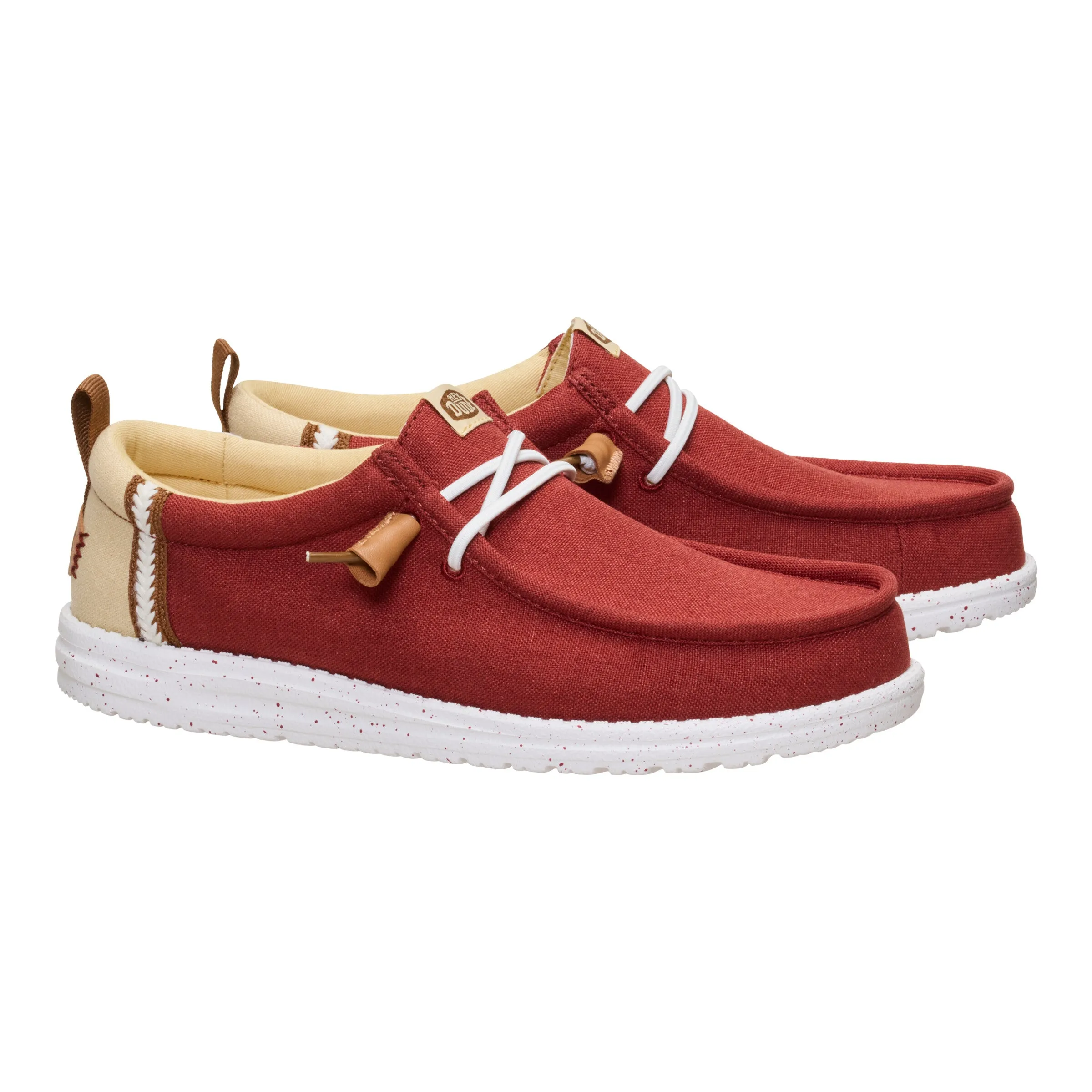 Wally Craft Linen - Burnt Red/Multi sold by Hey Dude product image thumbnail 2