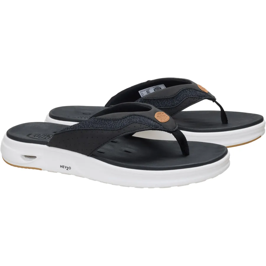 Hey2O Flip Flop Mesh - Black/White sold by Hey Dude product image thumbnail 2