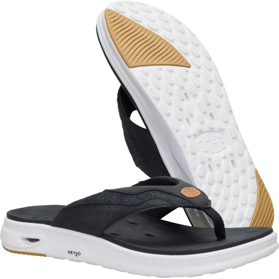 Hey2O Flip Flop Mesh - Black/White sold by Hey Dude product image thumbnail 3