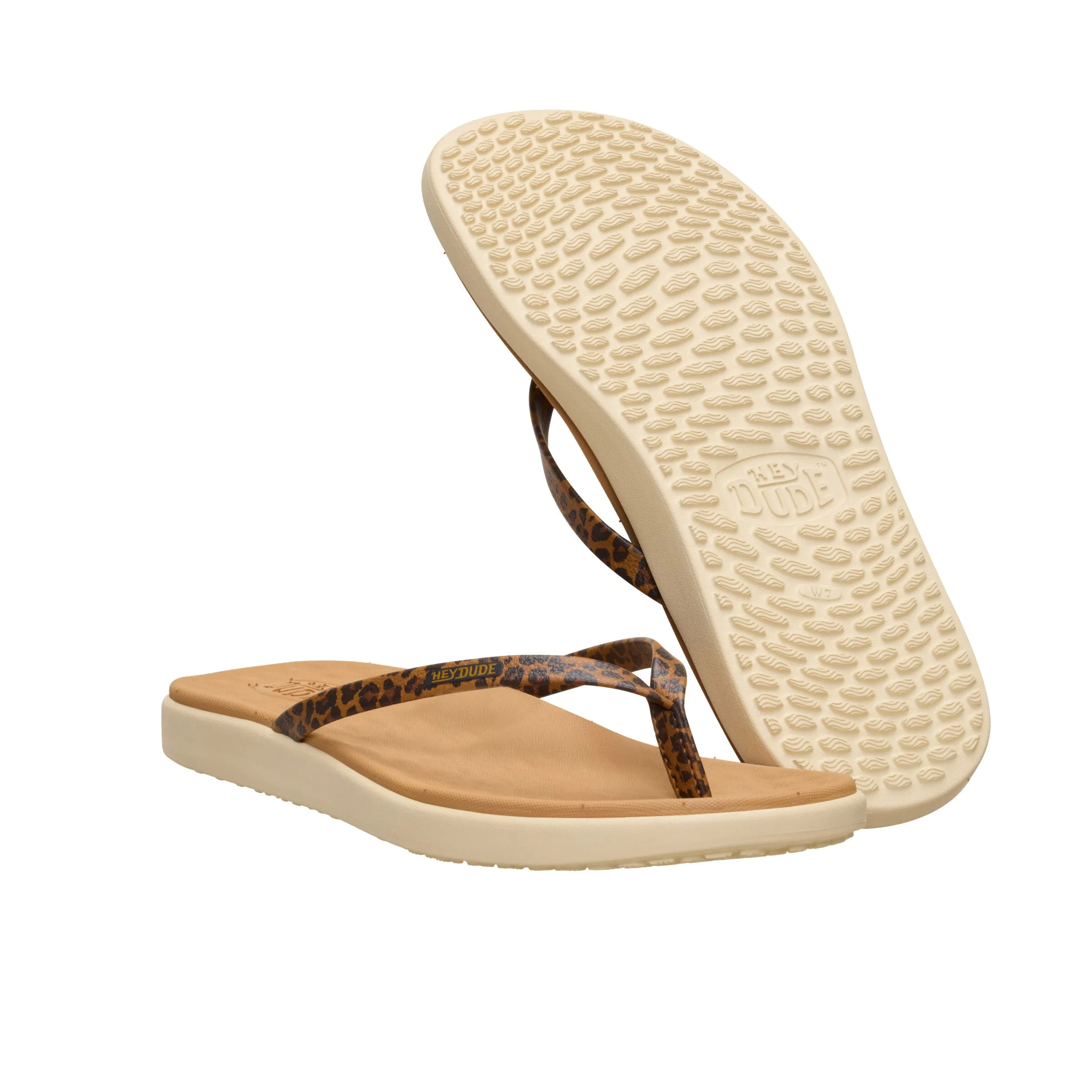 Maui Breeze Flip - Tan Leopard sold by Hey Dude product image thumbnail 3