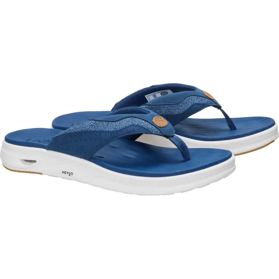 Hey2O Flip Flop Mesh - Sargasso Blue/White sold by Hey Dude product image thumbnail 2