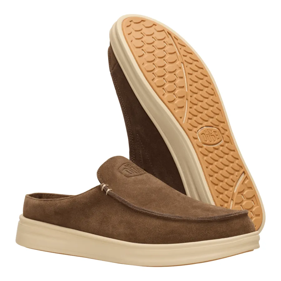Paul Pro Mule Suede - Malt Brown/Boulder Tan sold by Hey Dude product image thumbnail 3