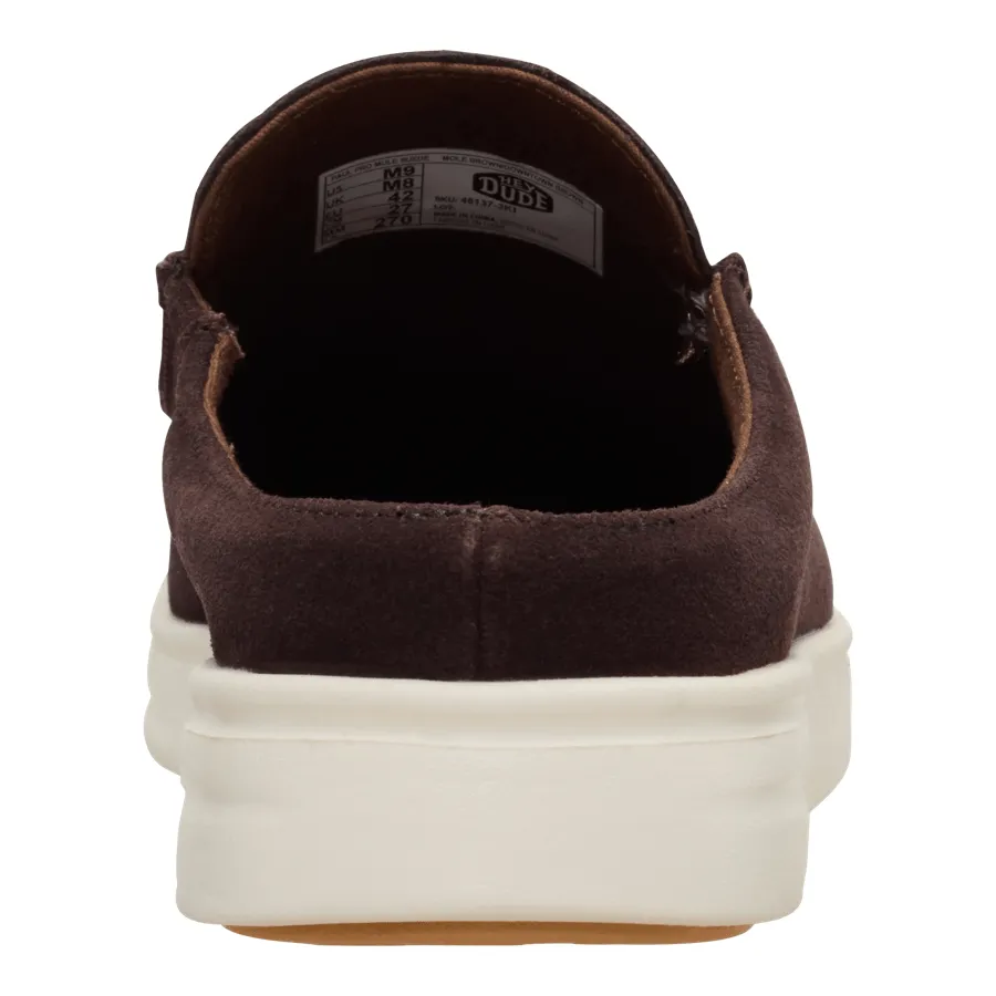 Paul Pro Mule Suede - Mole Brown/Downtown Brown sold by Hey Dude product image thumbnail 5