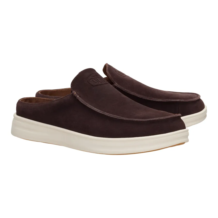 Paul Pro Mule Suede - Mole Brown/Downtown Brown sold by Hey Dude product image thumbnail 2