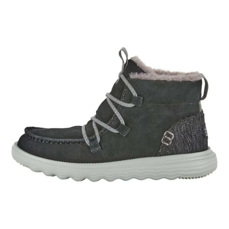 Reyes Suede Boot - Grey made by Hey Dude