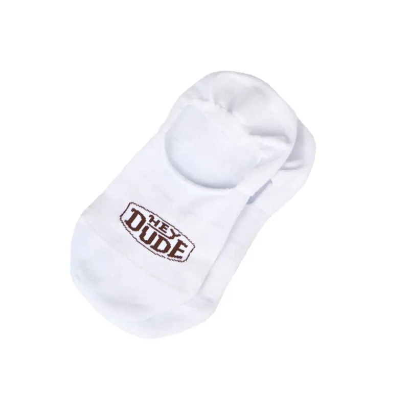 HEYDUDE™ No Show Socks - White sold by Hey Dude